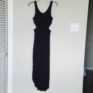 Black maxi dress